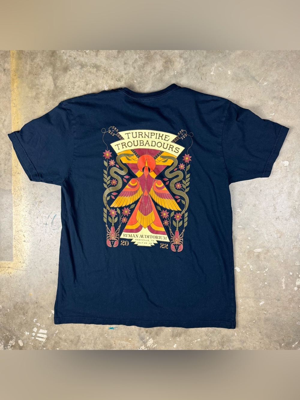 Turnpike Troubadours T-Shirt Large Ryman Auditorium Nashville TN 2022 Country